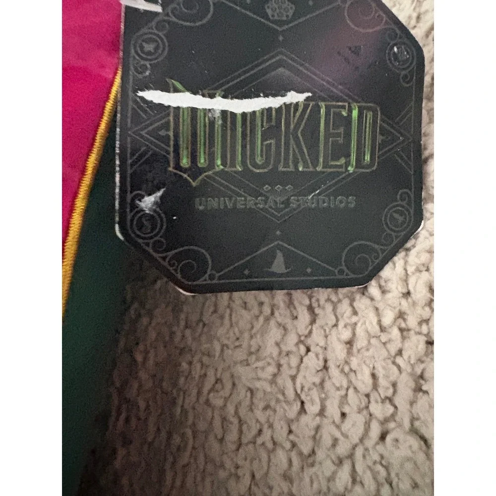 Universal Studios Wicked Movie Elphaba Glinda Pink Throw Pillow 24x16 55262-P635